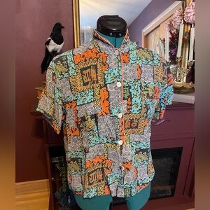 1940s Cold Rayon 2 piece pajama set